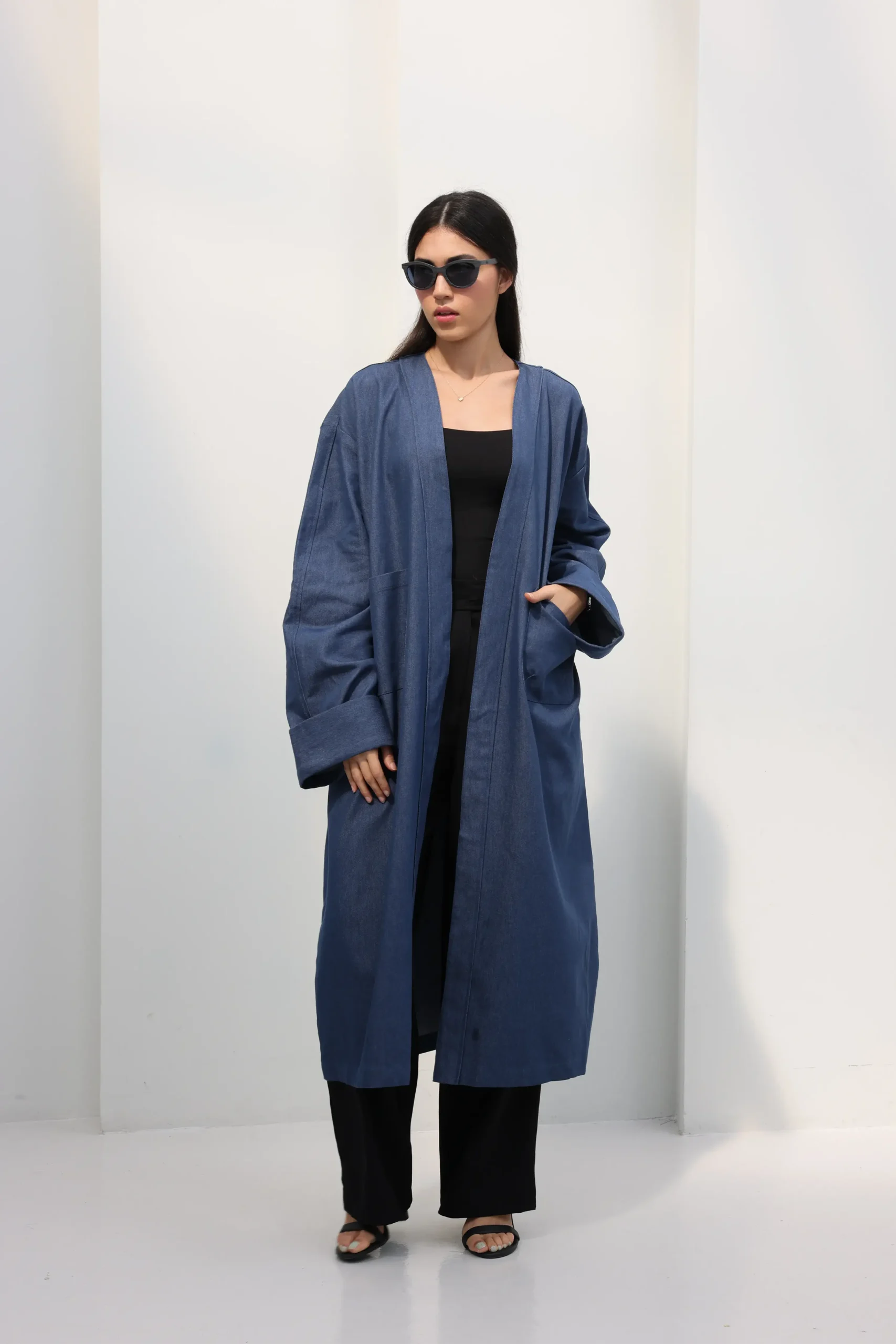 Long oversize denim Jacket